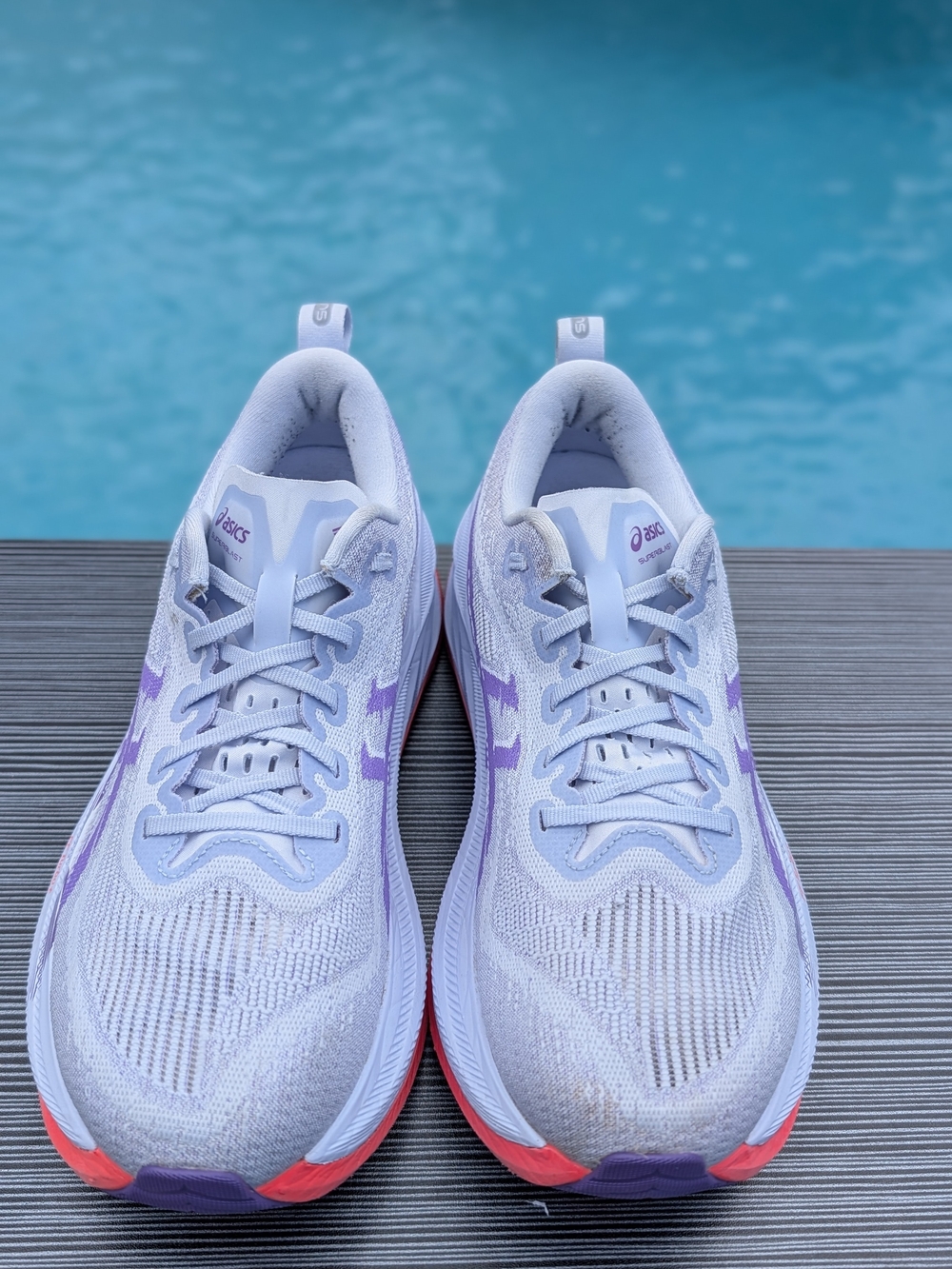 ASICS Superblast 2 Men's Running Shoes Greyish Purple Size 7.5 Unisex Women 9 - Picture 3 of 10